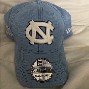 New Era UNC Light Blue Cap with White Logo